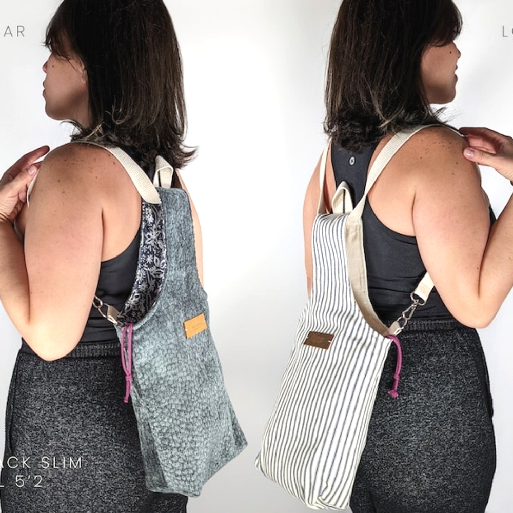Original BAGpack Slim – Handmade Convertible Mini Backpack with Zipper & Pockets - Picture 8 of 8